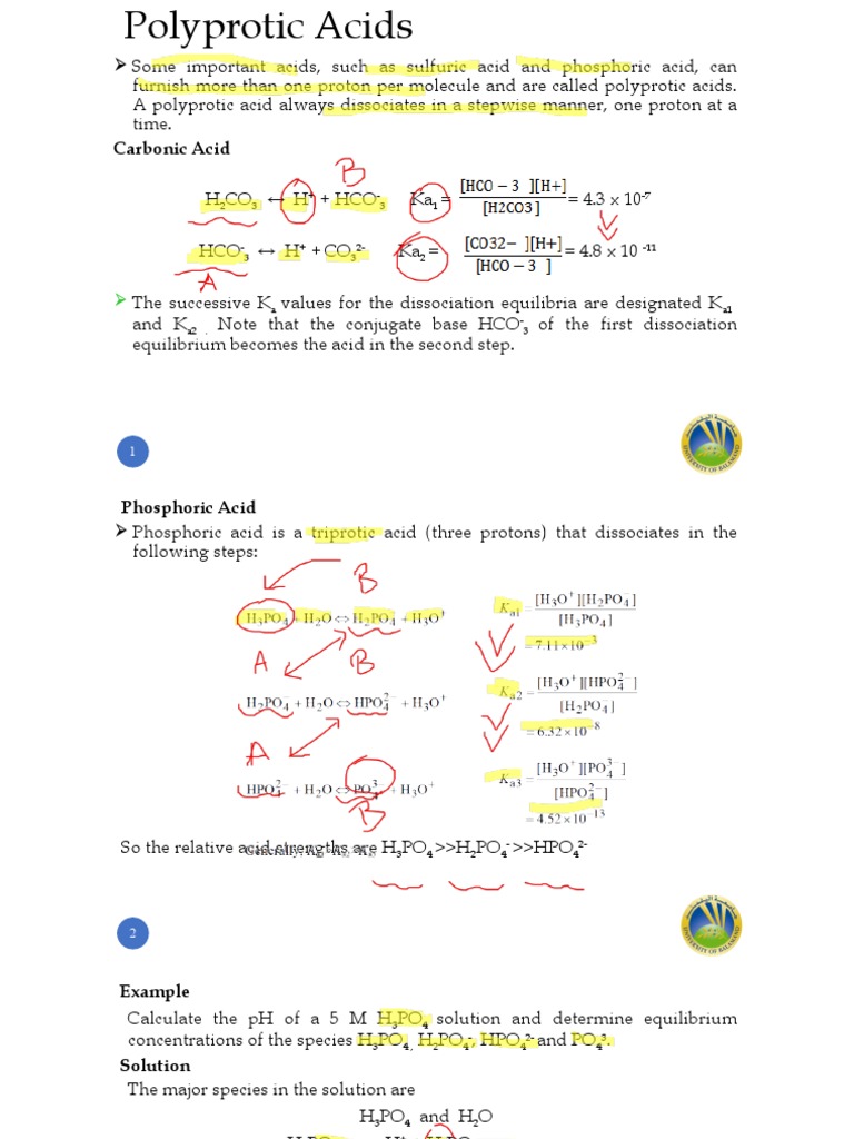 Understanding Polyprotic Acids | PDF
