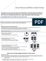 Solar Array OCP