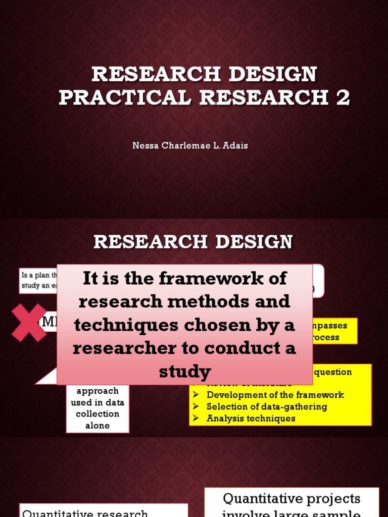 Research Design PR2 | PDF | Experiment | Quantitative Research