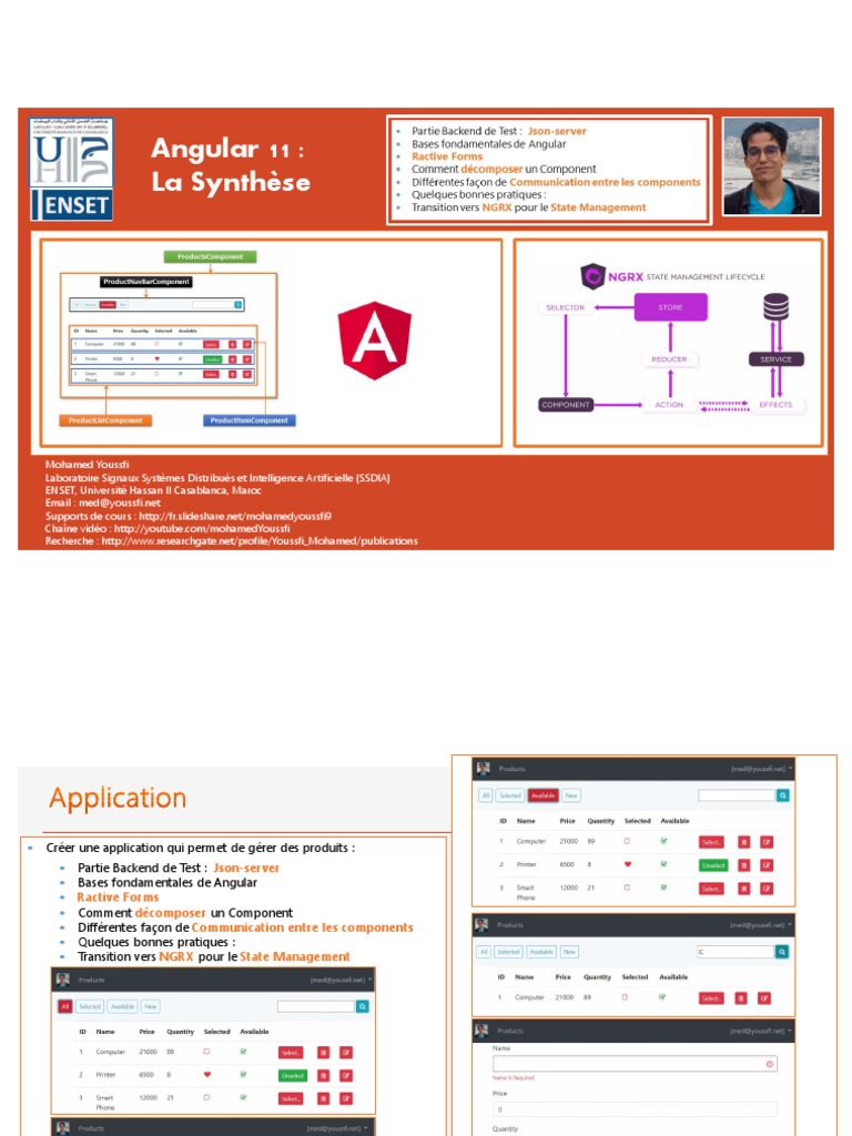 Support Bonnes Pratiques de Angular Avec NGRX PDF Bootstrap (Front