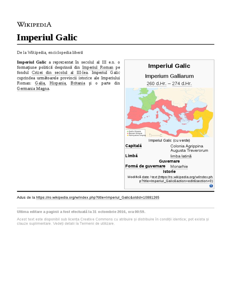 Imperiul Galic | PDF