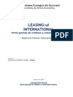 Referat Finante Internationale, LEASING-ul International