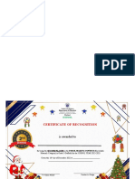 2ND Placer Parol Certificate