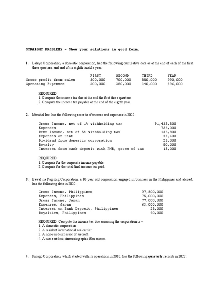Income Tax Computation Guide | PDF | Gross Income | Income Tax