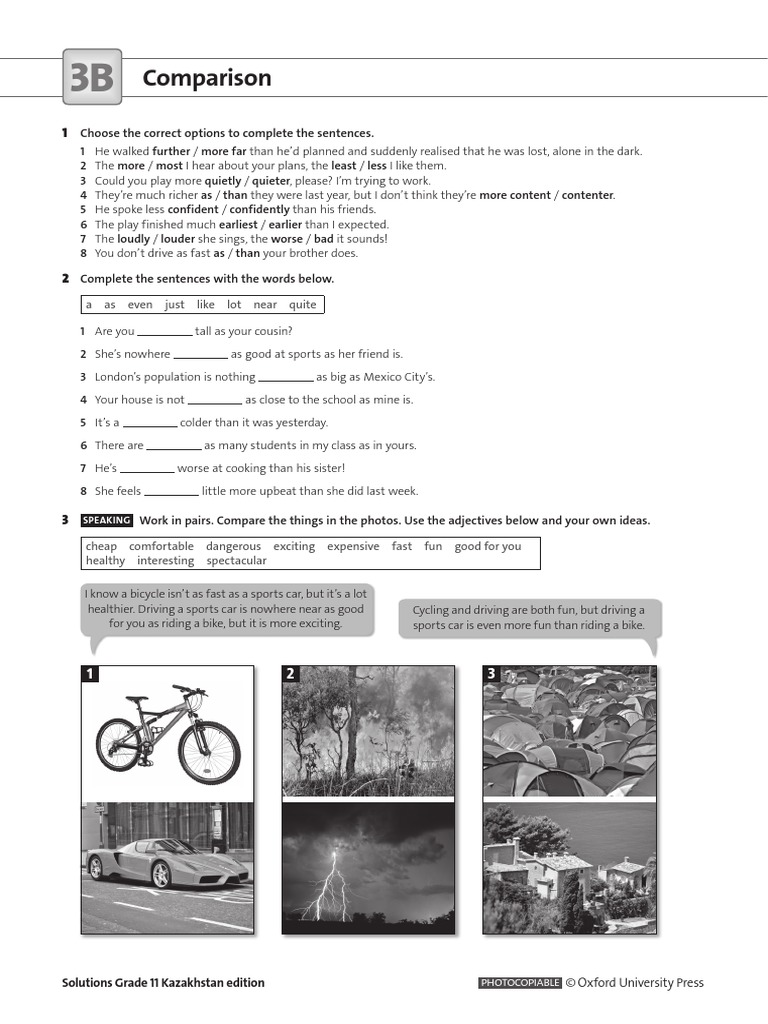 12 3B Comparison | PDF