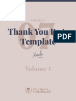 Thank You Page Template - Vol 1