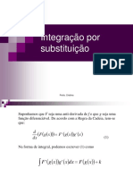 Integração Por Substituição