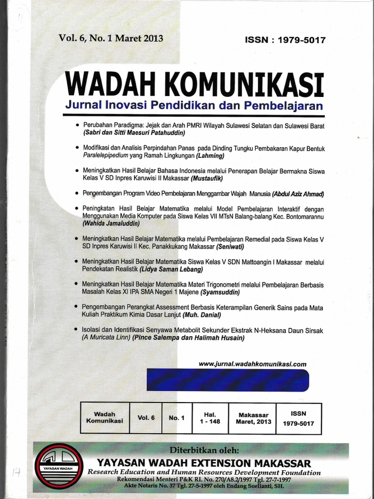 Jurnal Inovasi Pendidikan dan Pembelajaran | PDF