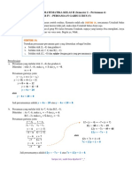 Matematika IV - Persamaan Garis Lurus (Sem 2 - Pertemuan 4)