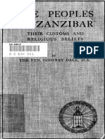 Godfrey Dale - The Peoples of Zanzibar - Their Customs and Religious Beliefs (1969)