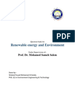 Question Bank For Renewable Energy