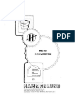 Ham Marl Und HC10 Convertor - Service Manual