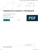 Megoldókulcs Irodalom 5. Feladatlapok PDF