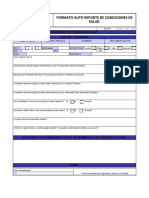 FORMATO AUTO REPORTE DE CONDICIONES DE SALUD