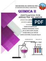 Informe Por Arrastre de Vapor