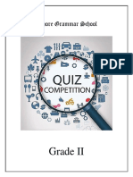 Quiz Booklet Grade 2 (2022-23)