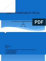 Drept Financiar Și Fiscal