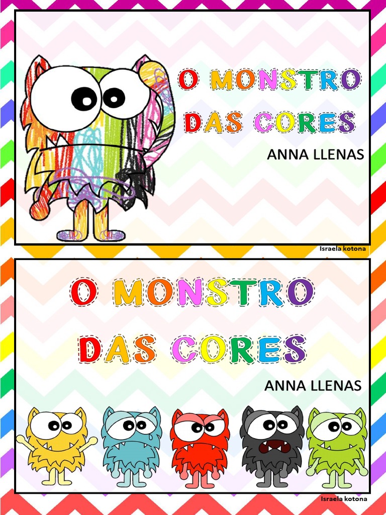 O monstro das cores colorido pdf emo es cor