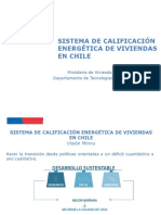 Sistema de Calificación Energética de Viviendas en Chile