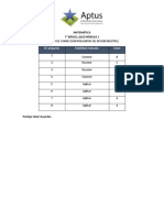 Solucionario Prueba Números Enteros