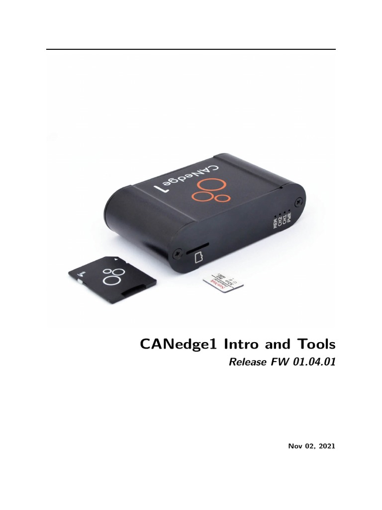 CANedge 1 Intro | PDF | Command Line Interface | Encryption