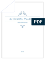 3D Printing Machines