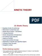 Kinetic Theory of Gases CH13