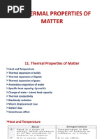 Thermal Properties of Matter CH11