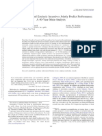 Intrinsic Motivation and Extrinsic Incentives Jointly Predict Performance - A 40-Year Meta-Analysis