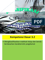 KD 3.2 Klasifikasi Makhluk Hidup