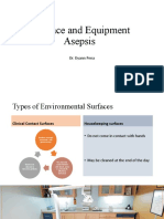 Surface and Equipment Asepsis