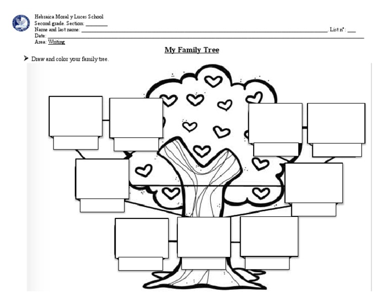 Second Grade Family Tree Activity | PDF | Career & Growth | Social Science