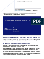 5 - Protecting Privacy When Flying - UK Civil Aviation Authority
