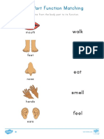 Us A 73 Body Parts Function Matching Differentiated Activity English Ver 2