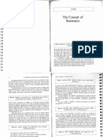 A Primer Working With Resistance - 1 - The Concept of Resistance