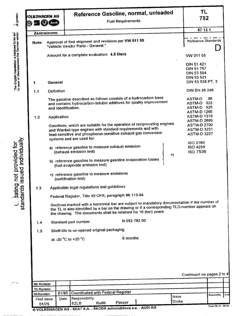TL 782 en | PDF