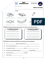 Ficha Comunicacion 18 de Enero 2° Grado Ok