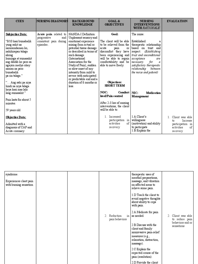 Developing an evidence based nursing care plan for a client