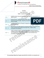 Research Methodology Hons III