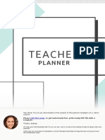 Teacher Planner Original Style-A4