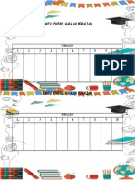 Contoh KARTU KONTROL HAFALAN PERKALIAN Kelas 2