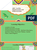 India - Location, Physical Features and Political Divisions