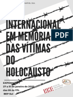 2cartaz Holocausto7 A 31 de Janeiro de 2022 Das 9h Às 17h BEP Sul