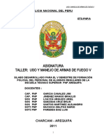 Document - Onl - Silabo Uso y Manejo Armas V Sem 2011