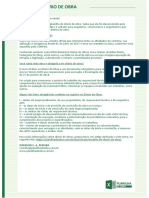 Modelo de Diario de Obra Planilha de Obra