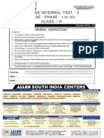 SC - IT - 3 - P - I To III - CBSE - VI