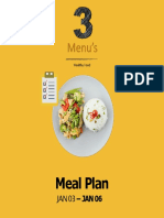 Meal Plan with Nutritious Breakfast, Lunch and Dinner Recipes