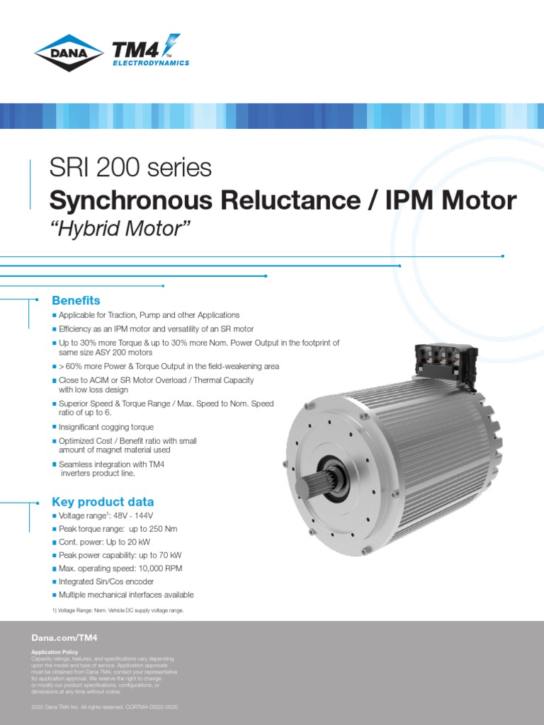 SRI 200 Series IPM Motor Overview | PDF | Computers | Technology ...