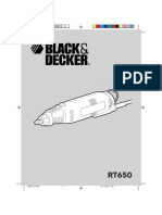 Black and Decker rt650 Users Manual 158505