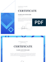 Certificate 4x3